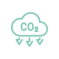 Pictogramme réduction des émissions de CO2